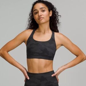 Lululemon Energy Bra camo size 8